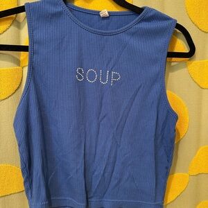 Fashion Brand Company Soup Tank, size large